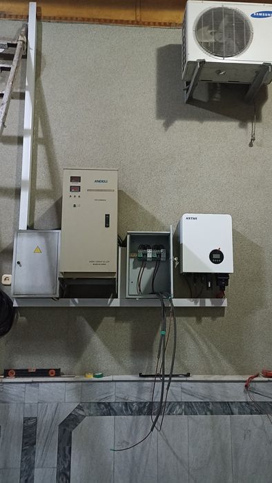 Quyosh panel õrnatish(установка солнишни панел)