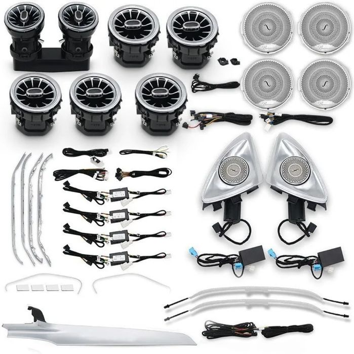 Lumini ambientale 31 in 1 dedicate Mercedes-Benz GLC X253 2014-2021