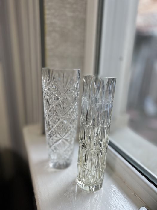 Ваза богемский хрусталь. Коллекционная ваза. Bohemia