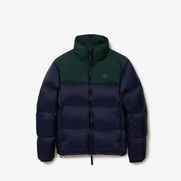 Lacoste Down Puffer Bomber Jacket оригинално пухено яке S топло зимно яке пухенка пух