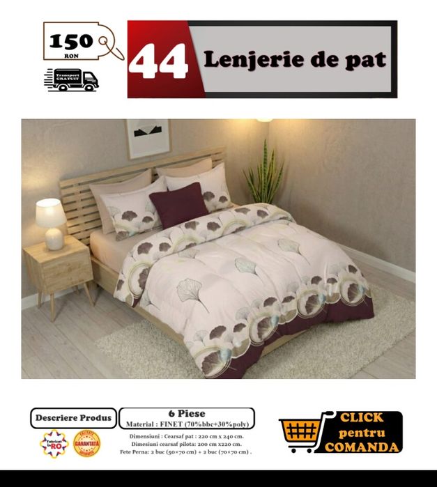 Lenjerii de fiet și bumbac.