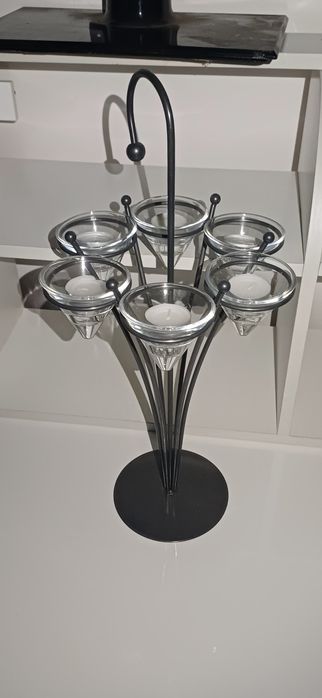 Подсвечник чёрный