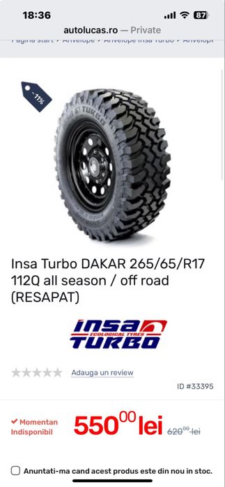 Roti, Jante, Offroad Iarna