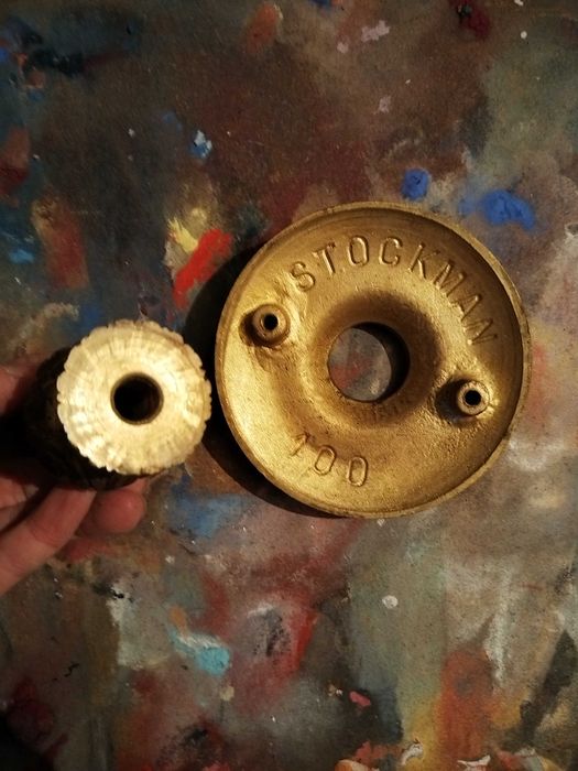 Антична розетка от месинг Патронник Yeti с 3 ключа Секретни брави