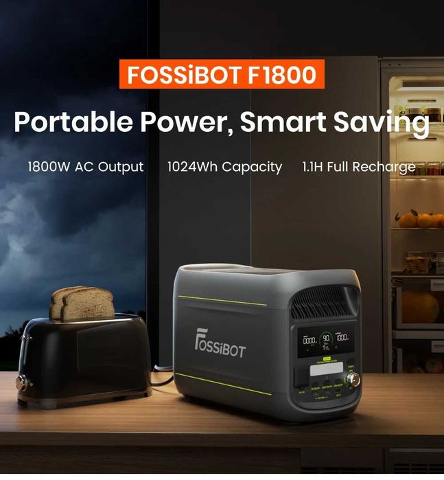 Fossibot F1800/F2400 Portable Power Station - преносима зарядна станция