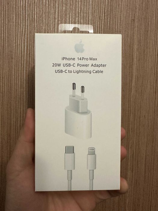 Set incarcator+ cablu iPhone 7...14 Pro Max