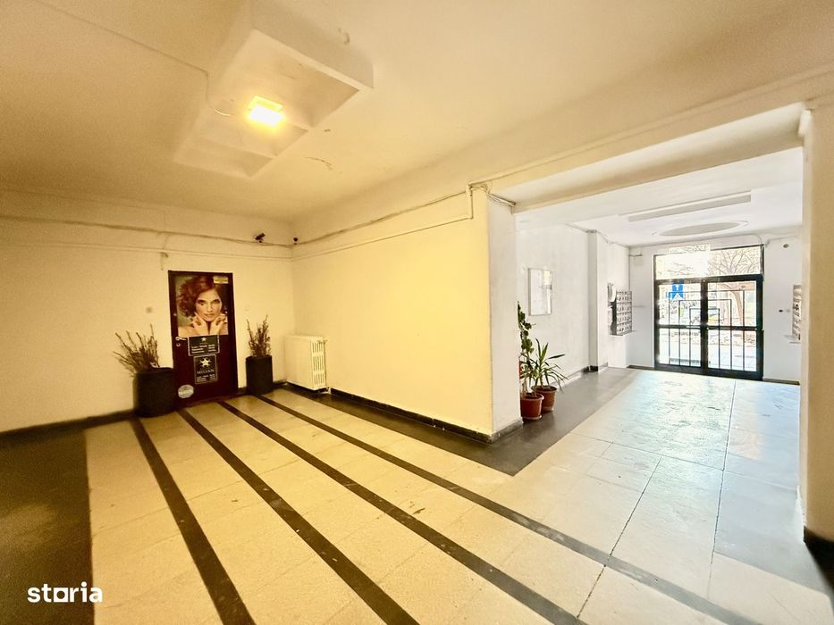 Calea Victoriei ap 2 camere cu terasa parter risc 1