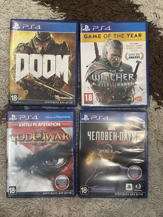 Продам игры на PS4