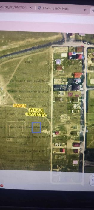 Se vinde teren 500 mp cu fundație finalizată