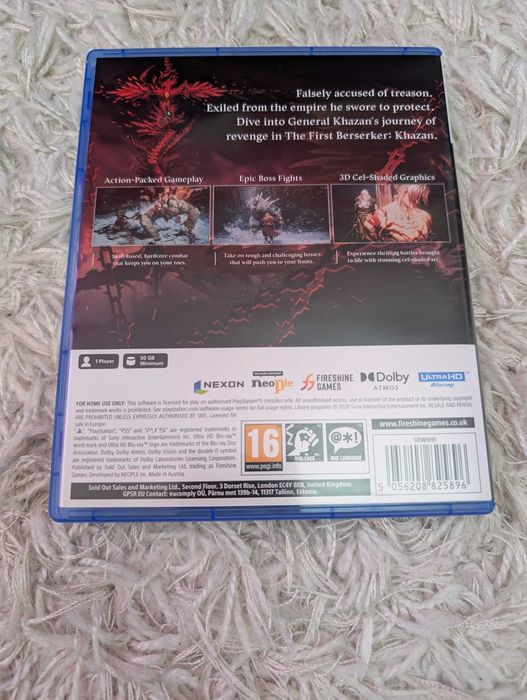 Vand Khazan The First Berserker PS5 in stare foarte buna