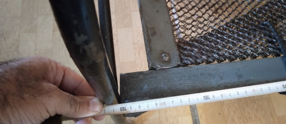 Легло с жел.табли и пружина с размери:190/110см