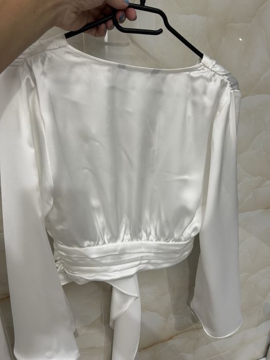 Top alb dama, Zara, nou, XS