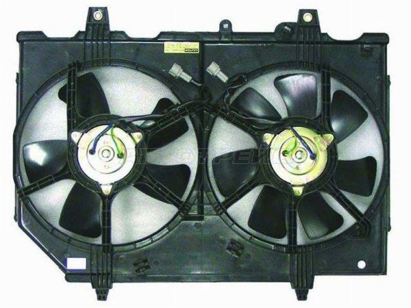 Диффузор радиатора двойной в сборе Nissan X-trail