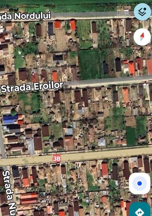 Vând teren intravilant 570 mp cu deschidere 12 m