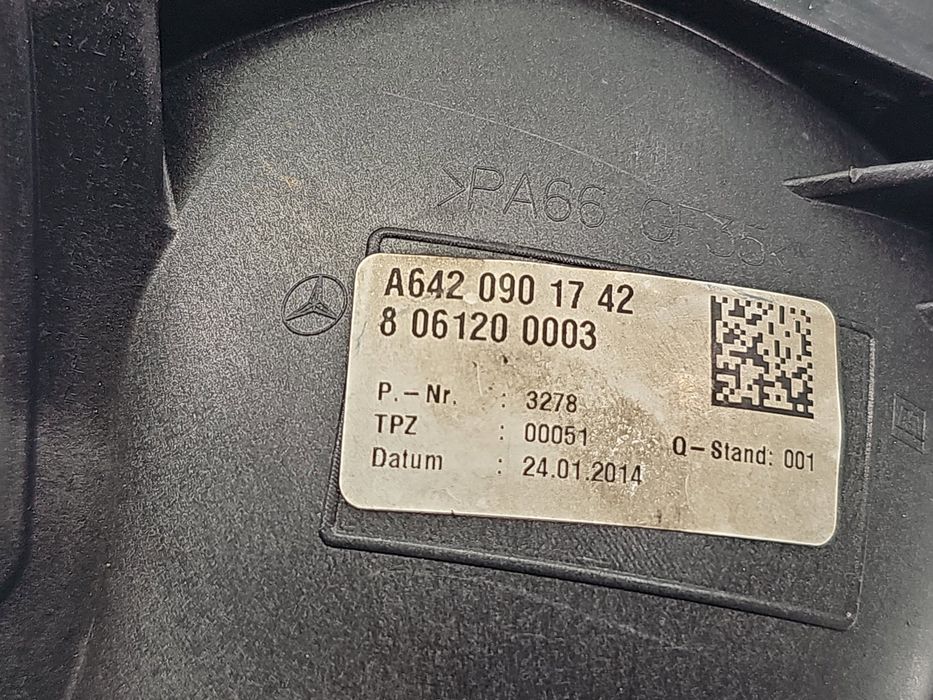 Tub galerie admisie Mercedes Clasa S (W222) [Fabr 2013-prezent] A64209