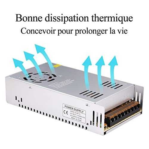 Захранване 12V 30A 360W AC/DC SMPS адаптер