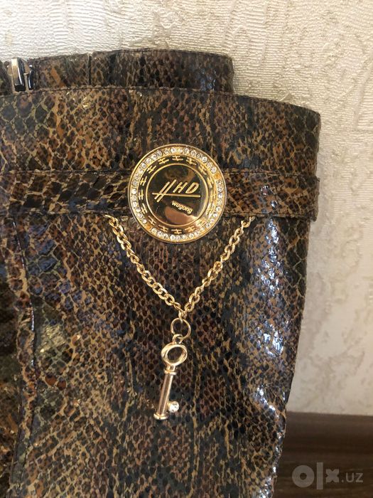 Продам красивые итальянские сапожки, кожаные