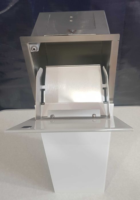 Dulap baie incastrat, Emco Asis Pure, modul pentru accesorii WC, alb