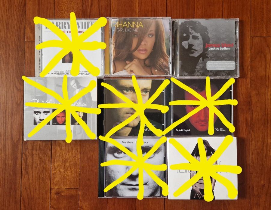 Аудио CD, Phil Collins, Madonna, Rihanna, Beyonce, Queen, Eurythmics