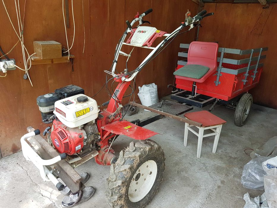 Vand Motocultor Pro Series 1350-S, 13CP, diferential, O-mac + remorca