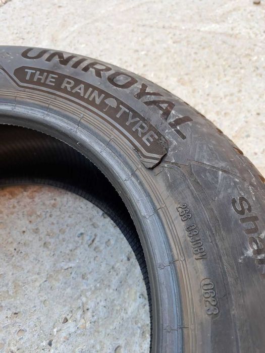 Лятна гума UNIROYAL 195/65/15 на 1 000 км !!! DOT 06.23