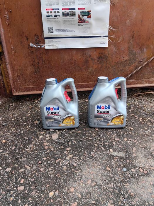 Масло Мобил 4литровая Оригинал Европа