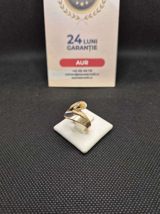 Inel aur 14K 3.13g (49445 Ag42 ROMAN ) Garantie 2 ani!