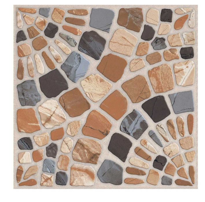 Vand gresie exterior/interior portelanata Moonstone marime 33x33 cm maro mata antiderapanta