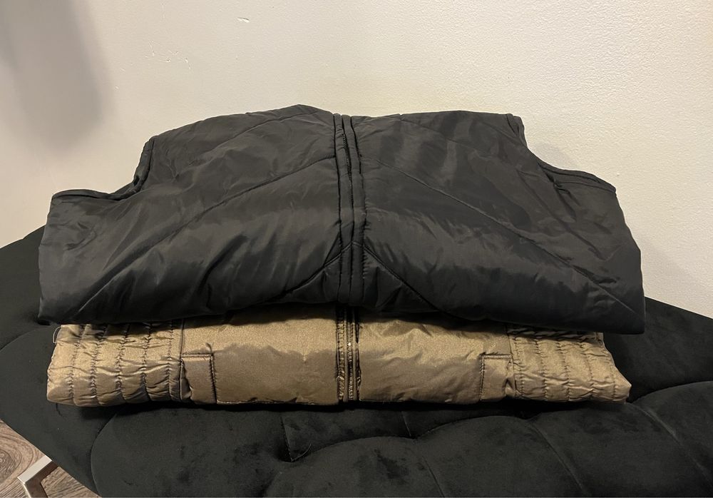 Елек пухенка - 2 броя + подарък чанта