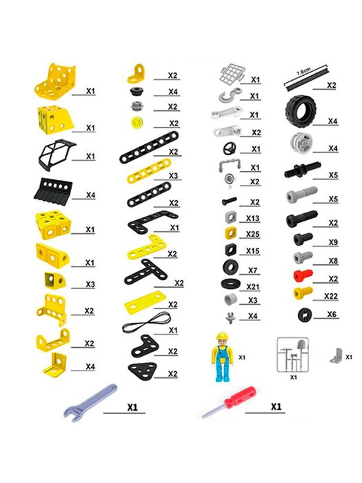 Stem конструктор 6 в 1 DIY Инженерная модель т. обучающие игрушки