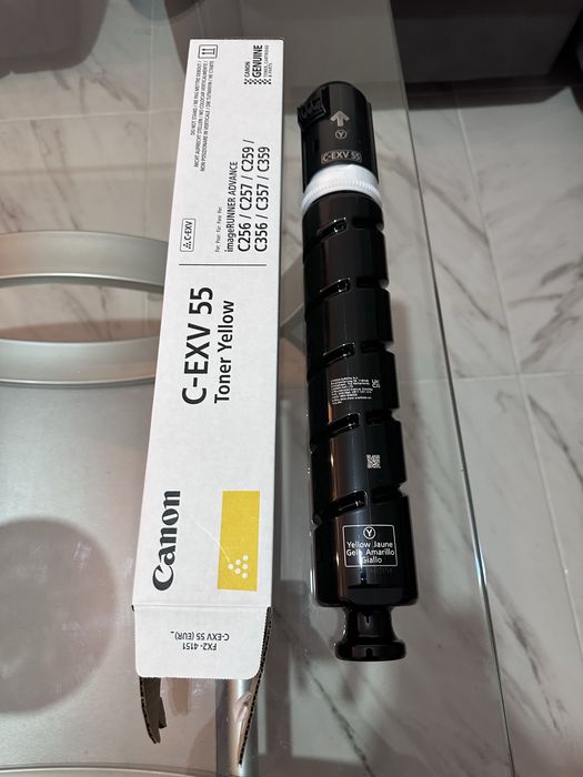 Toner original Canon C-EXV55Y, galben, capacitate 18000 pagini