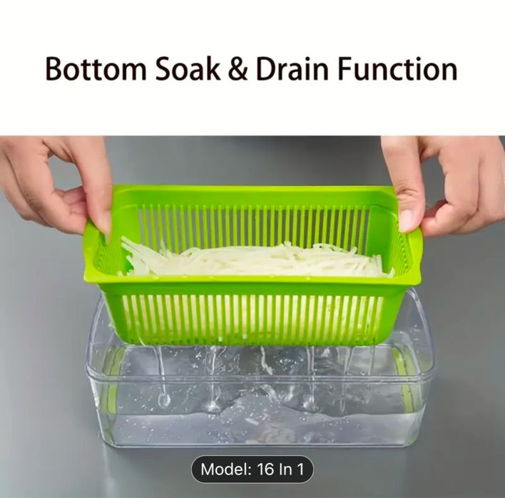 Уред за бързо ситно нарязване и рендосване