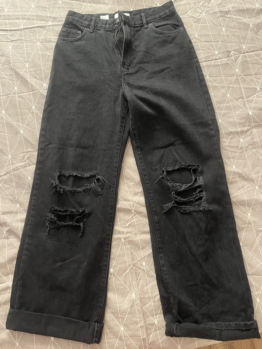 Дамски черни дънки