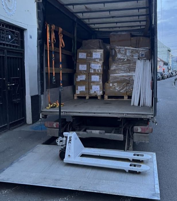 Transport mobila,orice tip de marfa paletizata,diverse pe raza județul