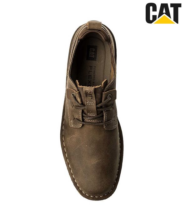 Мокасины кожаные, мужские туфли оригинал CAT Caterpillar [39-44]