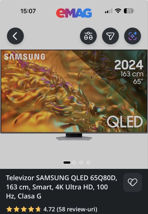 Suport tv Samsung 163 cm