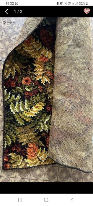 Ковер шерстяной отличном состоянии