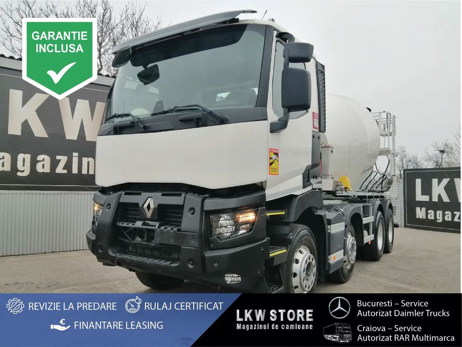 Renault C 430 8x4 Betoniera/Beton Mixer 9m3, TOP !!!