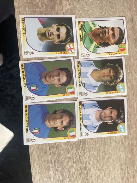 Панини стикер 2002/2004/2010/2012/2016