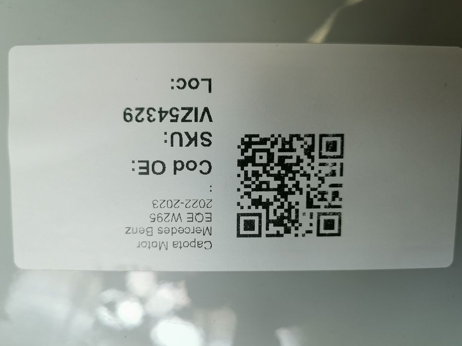 Моторен капак Мерцедес Бенц ЕКС / Mercedes Benz EQS W297 Оригинален, в