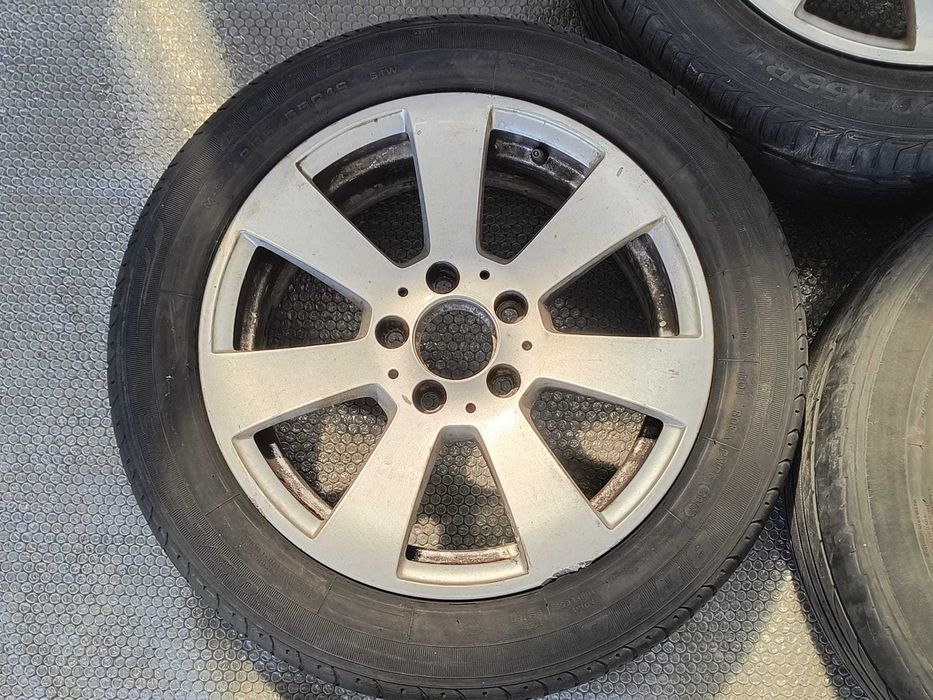 Set 3 Jante Aliaj R16 5x112 Mercedes-Benz C-Class (W204) / Model 7 Spițe / Cod OEM A2044011102 (12A)