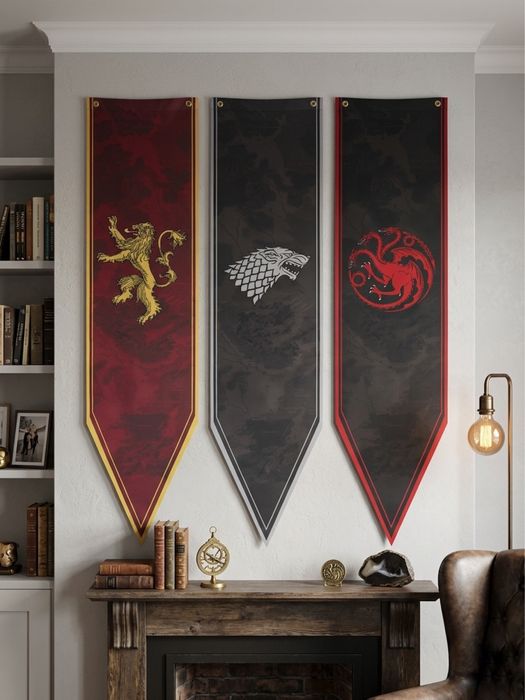 Game of Thrones GOT знамена
