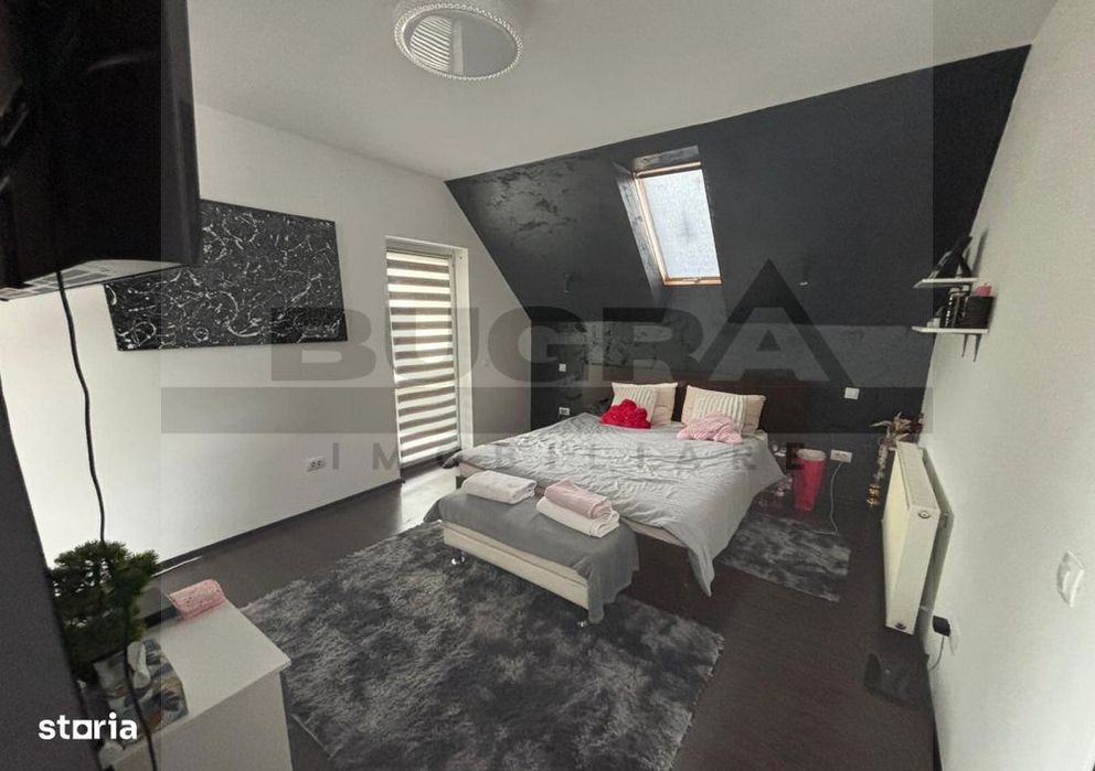 Casa individuala la cheie, 110 mp+588mp Teren, parcare, Zona Europa
