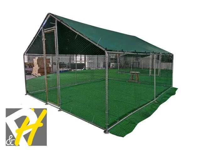 4х6 м Птичарник / Клетка за пилета / Кокошарник