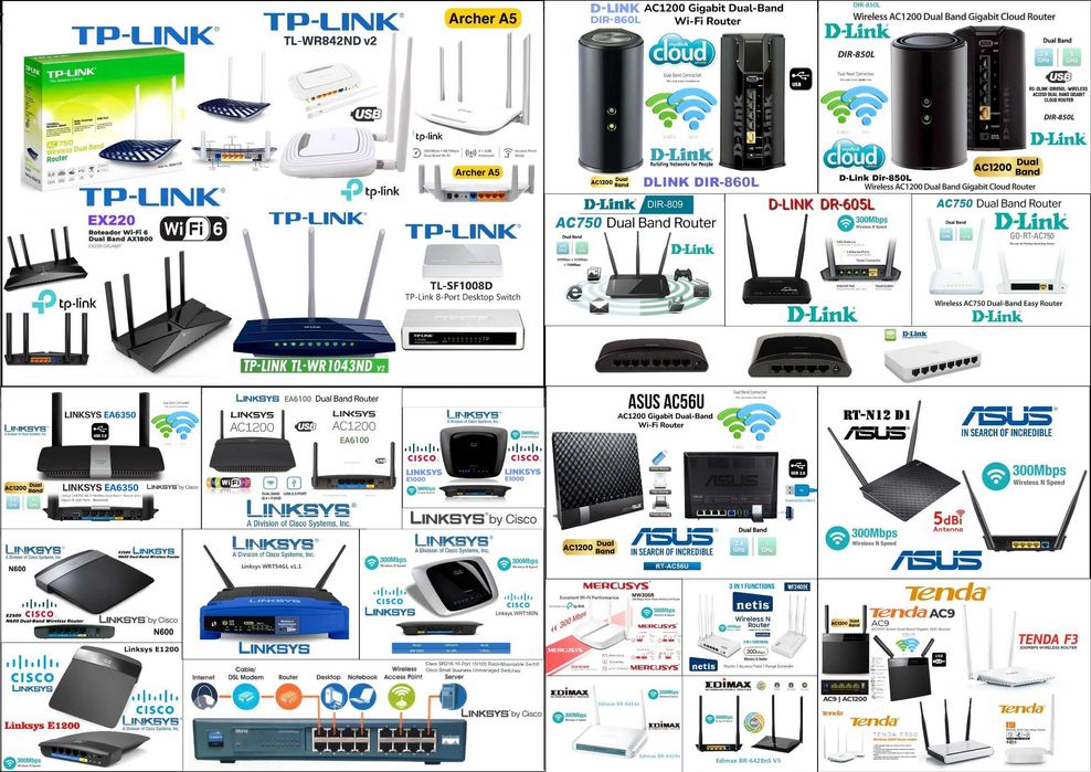 Wi-Fi Рутери и Суичове