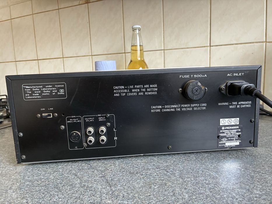Pioneer stereo tape deck CT -F500