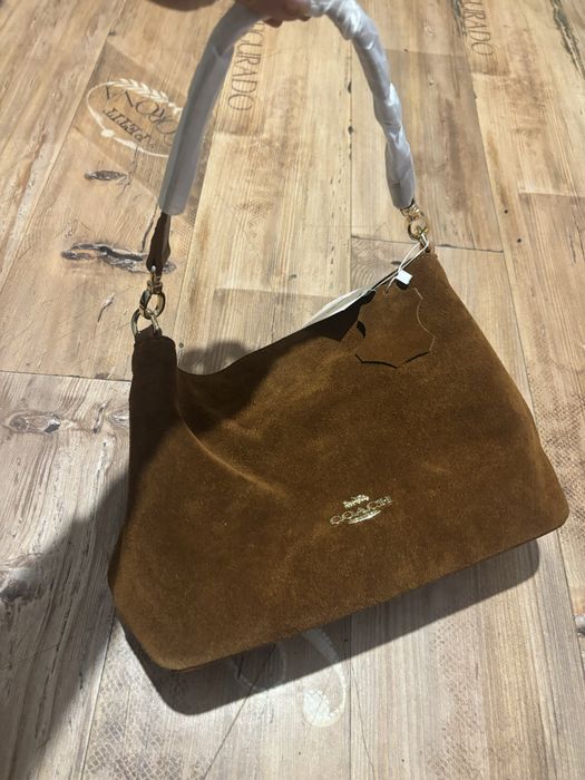 Coach чанта велур