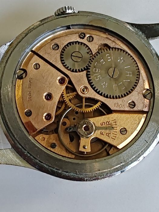 Ceas Lanco Mod Il Int. Manuala 37 mm Funcționează excelent!