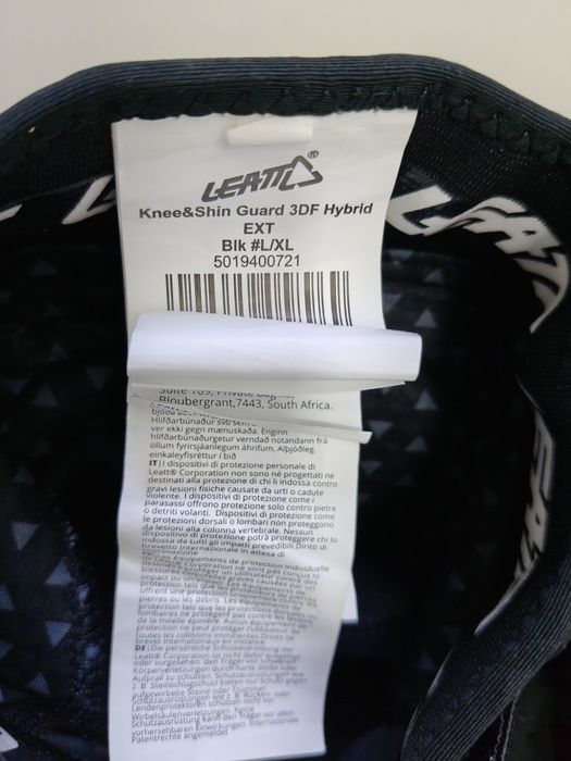 Genunchiere moto Leatt 3DF Hybrid