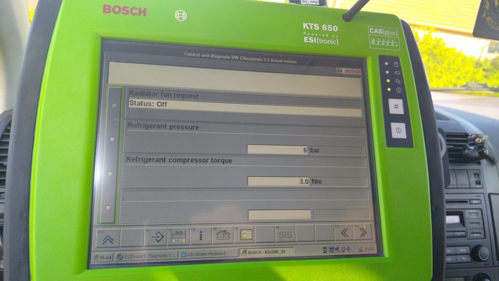 Schimb Tester diagnoza auto Bosch KTS cu auto sau remorca.